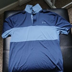 Under Armour Blue Performance Polo Shirt